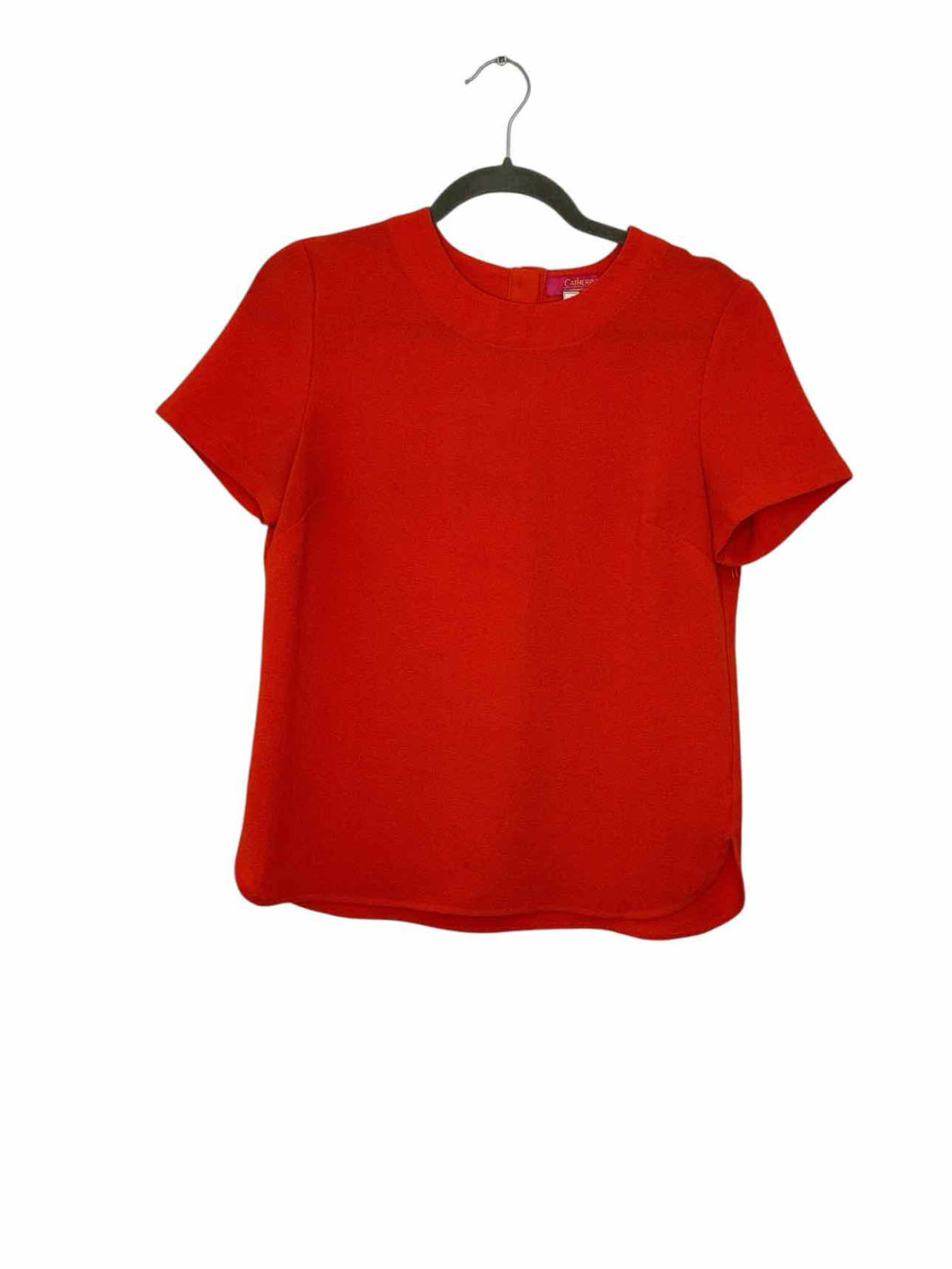 Catherine Malandrino Size X- Small Orange Pre-Owned Top- Ladies