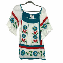 Load image into Gallery viewer, Seen Worn Kept Size 8 White Print Pre-Owned Dress- Ladies
