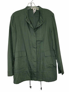 Eileen Fisher Size Medium Army Green Pre-Owned Blazer/Indoor Jacket- Ladies