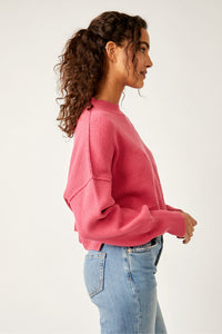 Free People Size X- Small Pink Sweater- Ladies