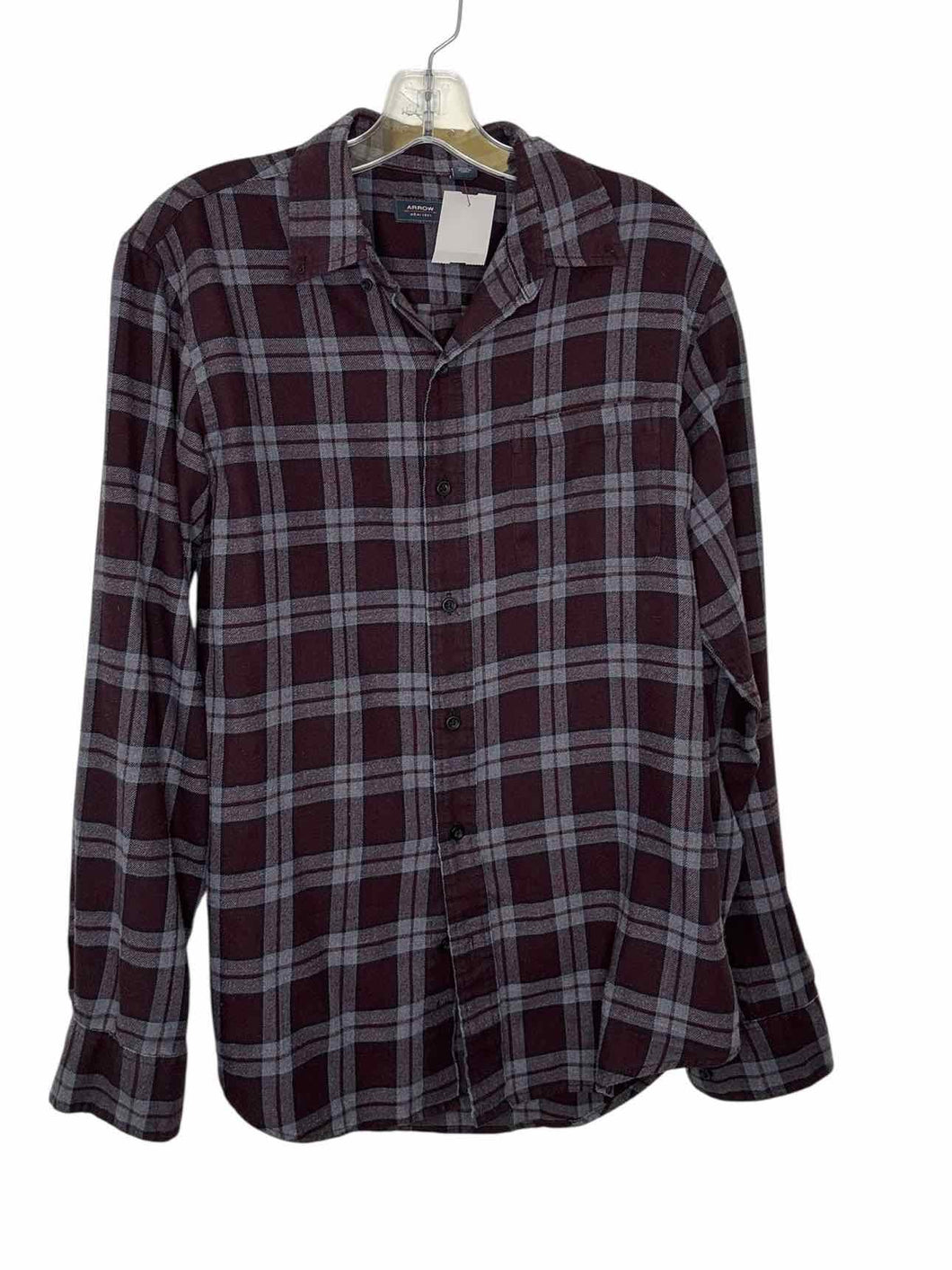 Size S Purple Print Pre-Owned Shirt- Mens