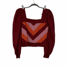 Load image into Gallery viewer, Love the Label Size Medium Rust Pre-Owned Blouse- Ladies
