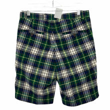 Load image into Gallery viewer, Brooks Brothers Waist Size 30 Green Plaid Pre-Owned Shorts- Mens
