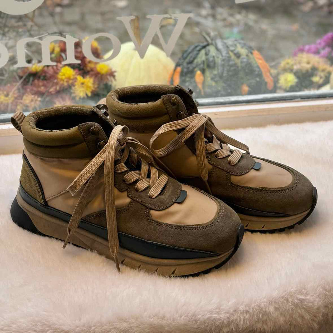 Madewell Size 8 Green Bootie Pre-Owned Shoes- Ladies