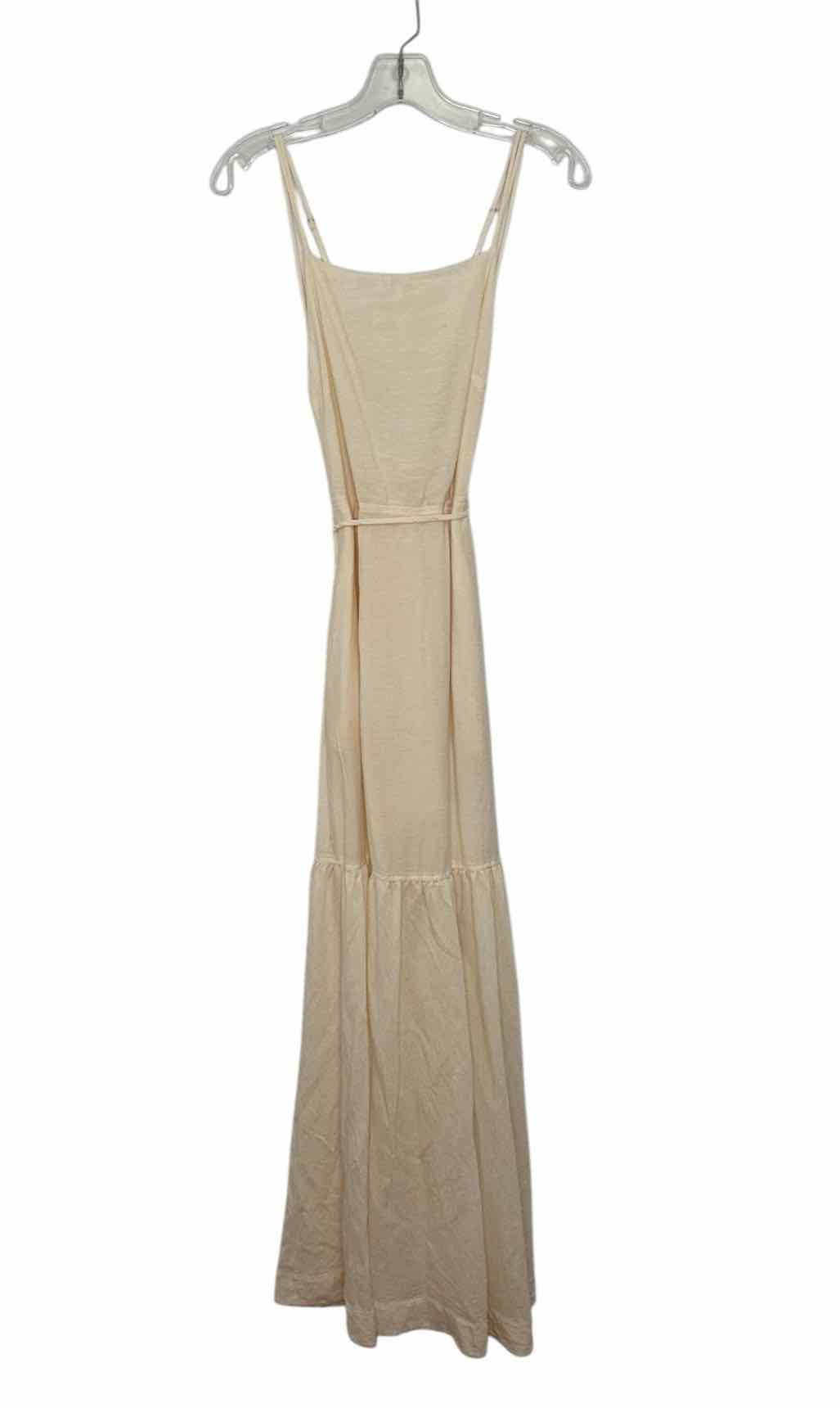 Jonathan Simkhai Size Small Cream Pre-Owned Dress- Ladies