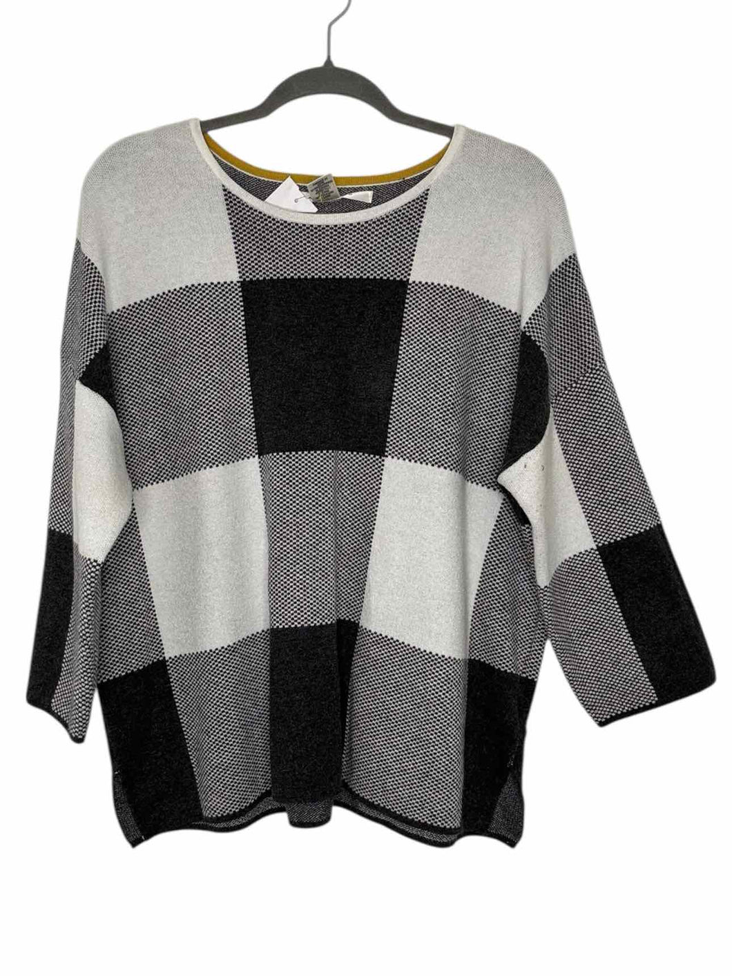Max Studio Size X-Large Grey Print Pre-Owned Sweater- Ladies