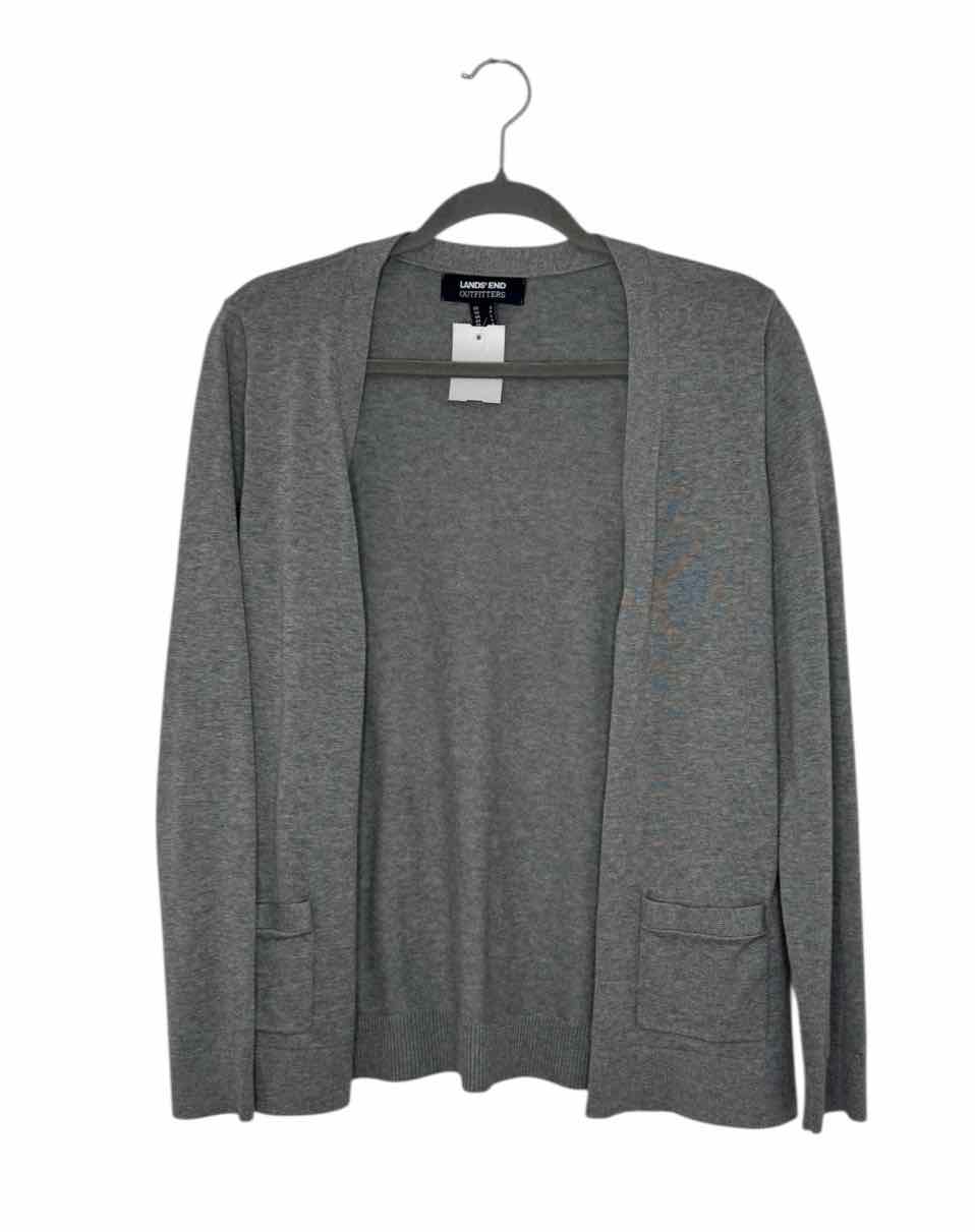 Lands End Size Small Grey Pre-Owned Sweater- Ladies