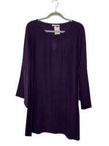 Calypso Size Large Eggplant Pre-Owned Dress- Ladies