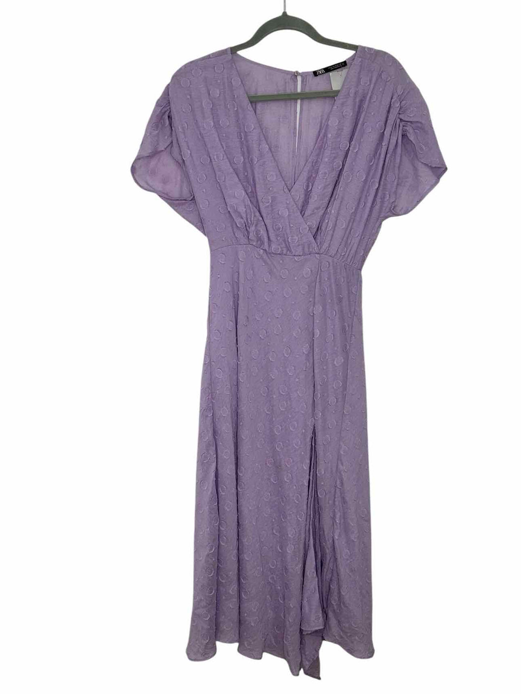 Zara Size Medium Lilac Pre-Owned Dress- Ladies
