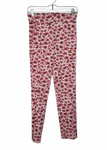 Size 6 Pink Print Pre-Owned Pants- Ladies