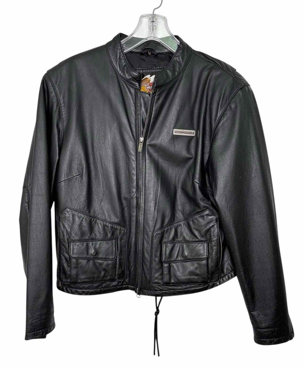 Harley Davidson Size Large Black Pre-Owned Jacket- Ladies