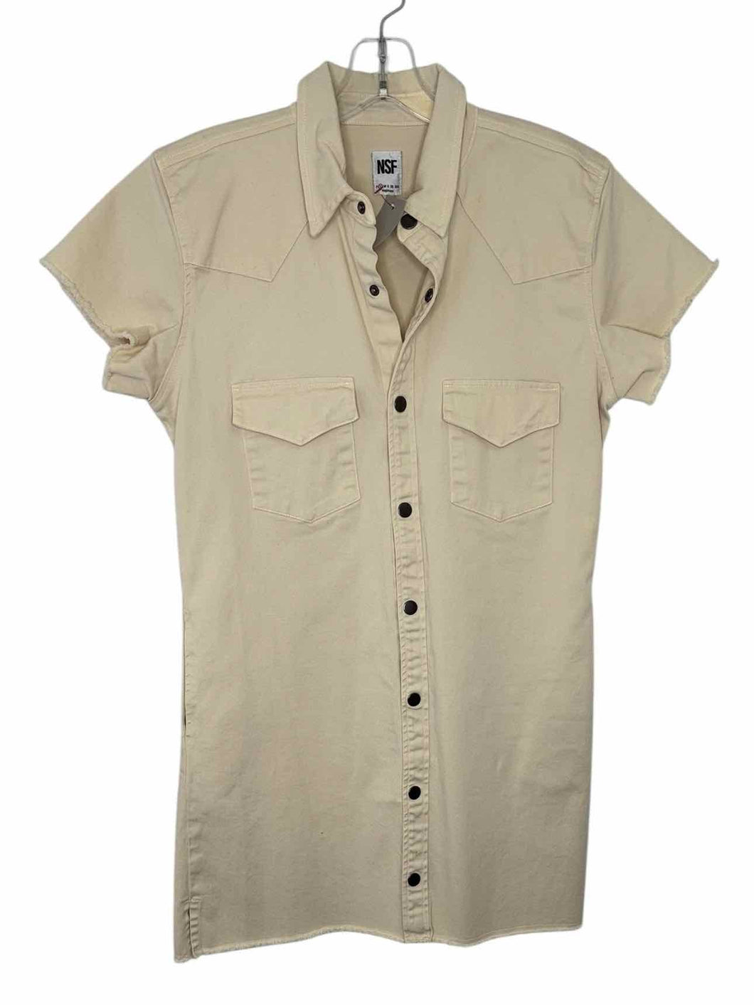 NSF Size Small Cream Pre-Owned Dress- Ladies