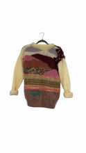 Load image into Gallery viewer, Size Medium Cream Print Pre-Owned Sweater- Ladies
