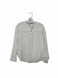 Pilcro Size Medium White Pre-Owned Shirt- Ladies