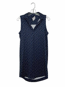 Vineyard Vines Size X- Small Navy Print Pre-Owned Dress- Ladies