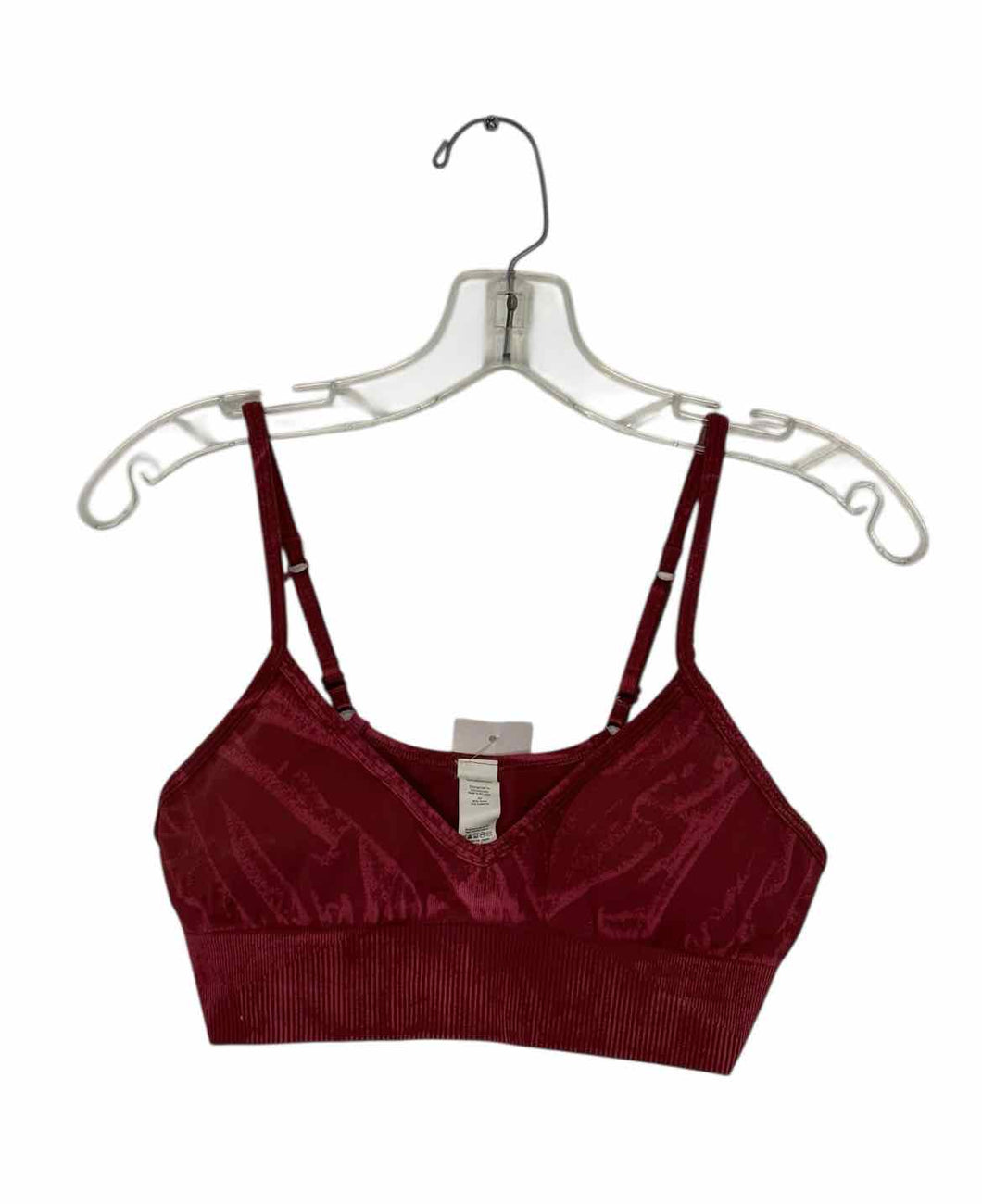 Lululemon Size 8 Red Pre-Owned Activewear- Bra