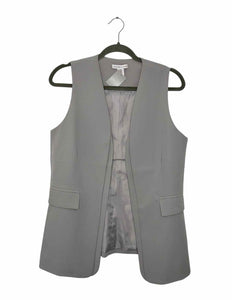 Sincerely Jules Size Medium Grey Pre-Owned Vest- Ladies