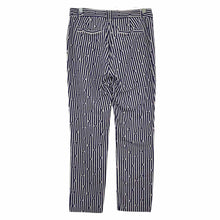 Load image into Gallery viewer, Anthropologie Size 8 Blue Stripe Pre-Owned Pants- Ladies
