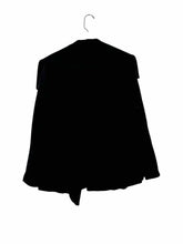 Load image into Gallery viewer, Hilary Radley Size 8 Black Pre-Owned Coat- Ladies
