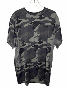 RVCA Size XXL Grey Print Pre-Owned T-Shirt- Mens