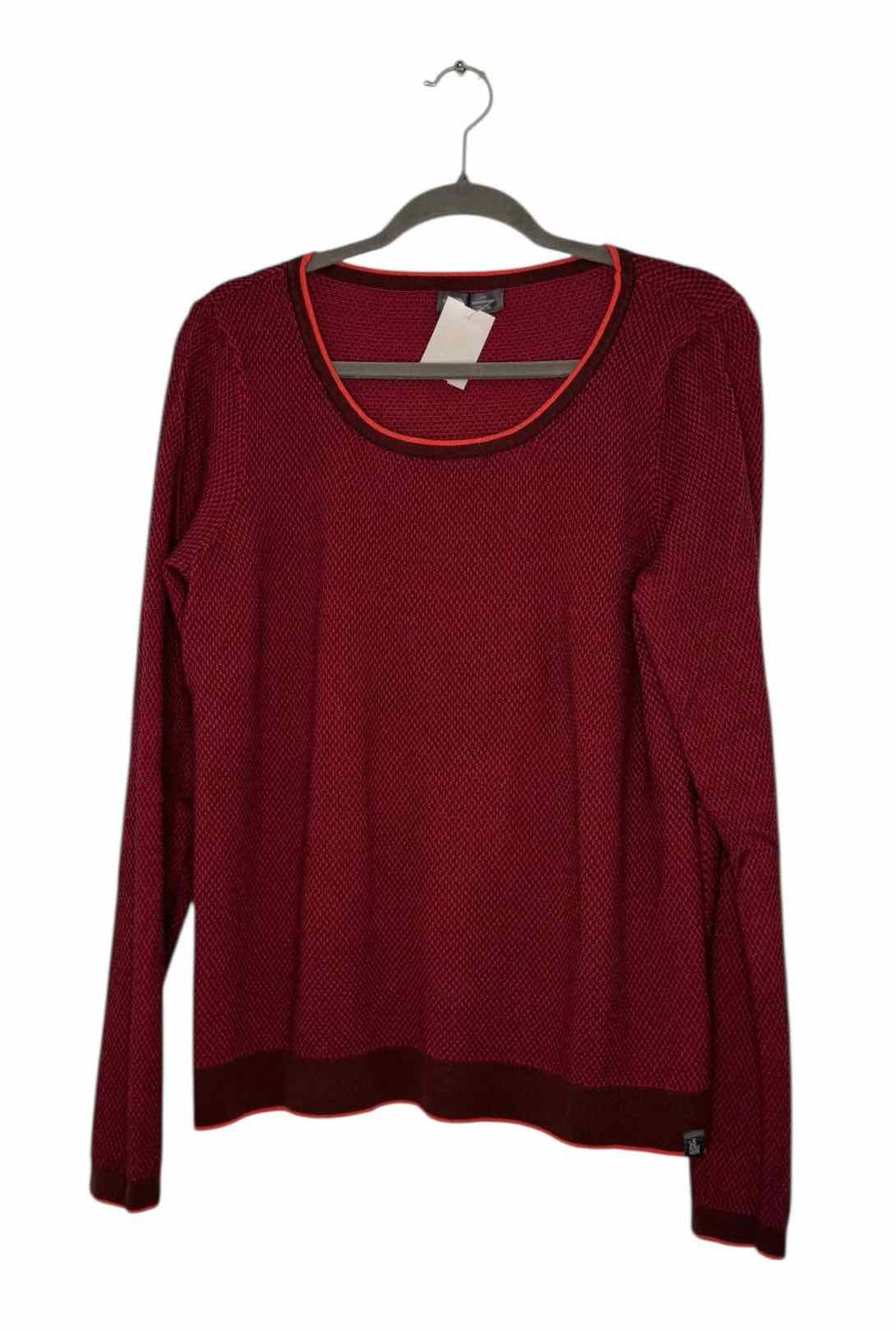 North Face Size Large Red Pre-Owned Sweater- Ladies