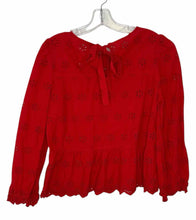 Load image into Gallery viewer, Madewell Size Medium Red Pre-Owned Blouse- Ladies

