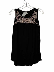 Design History Size 8 Black Pre-Owned Tank Top- Ladies