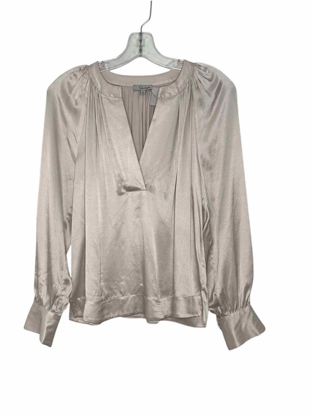 Rails Size X- Small Gold Pre-Owned Blouse- Ladies