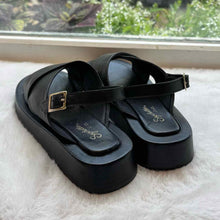 Load image into Gallery viewer, Seychelles Size 8.5 Black Sandal Footwear- New in Box Shoes- Ladies
