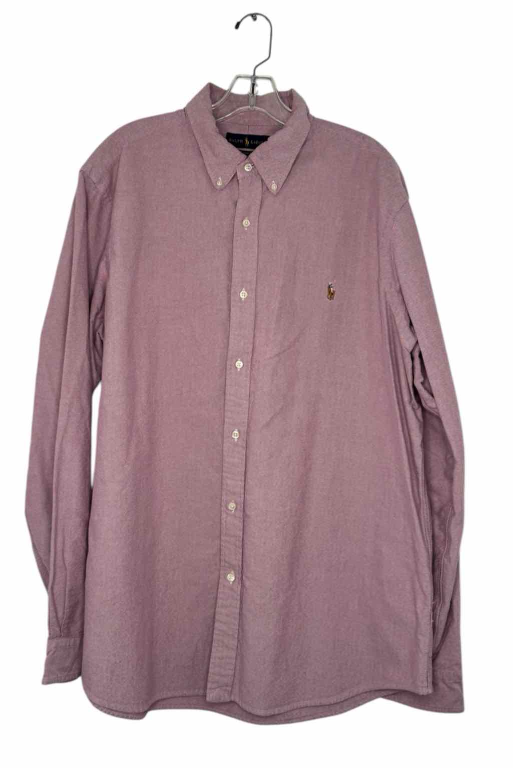 Ralph Lauren Size XXL Purple Pre-Owned Shirt- Mens