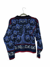Load image into Gallery viewer, Dale of Norway Size M Navy Print Pre-Owned Sweater- Ladies
