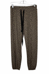Sundry Size 0 Animal Print Pre-Owned Sweatpants