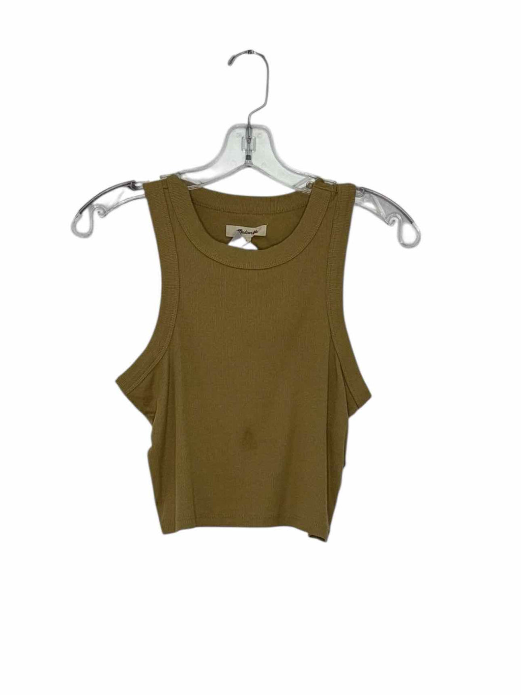 Madewell Size Small Army Green Pre-Owned Tank Top- Ladies