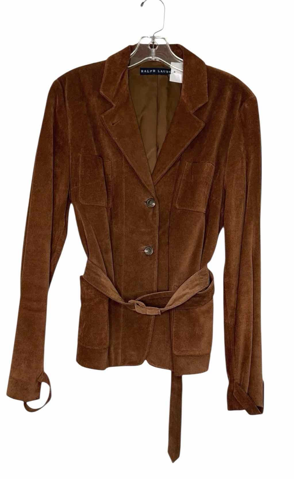 Ralph Lauren Size 8 Brown Pre-Owned Jacket- Ladies