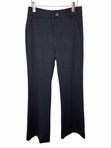 Cabi Size 6 Blue Plaid Pre-Owned Pants- Ladies