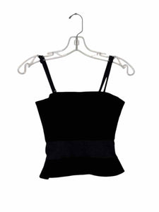 Snider Size 2 Black Pre-Owned Tank Top- Ladies