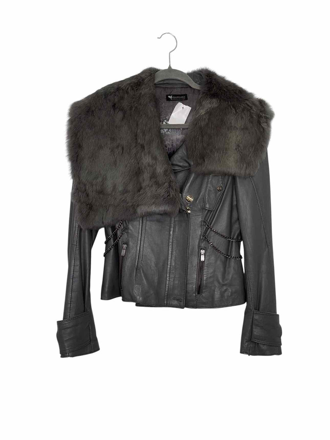 Size 8 Grey Pre-Owned Jacket- Ladies