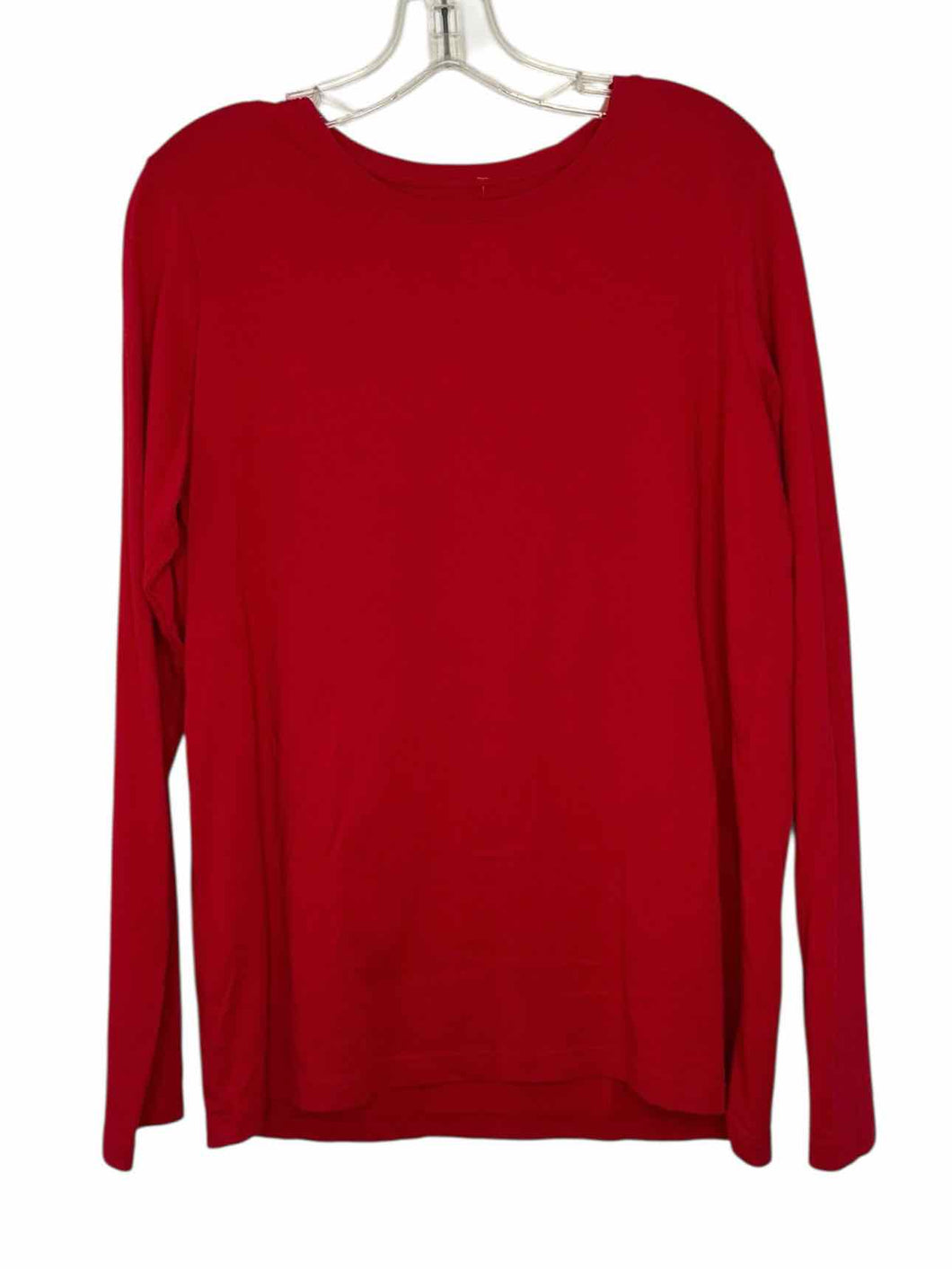 Lands End Size Medium Red Pre-Owned T-Shirt- Ladies
