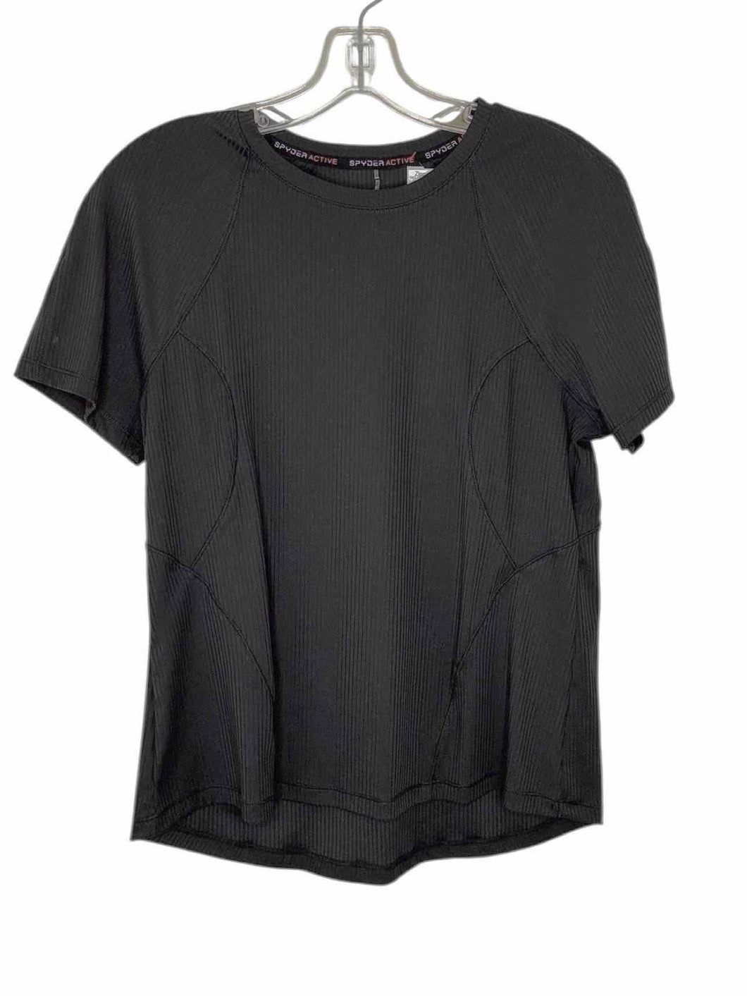 Spyder Size Medium Black Pre-Owned T-Shirt- Ladies