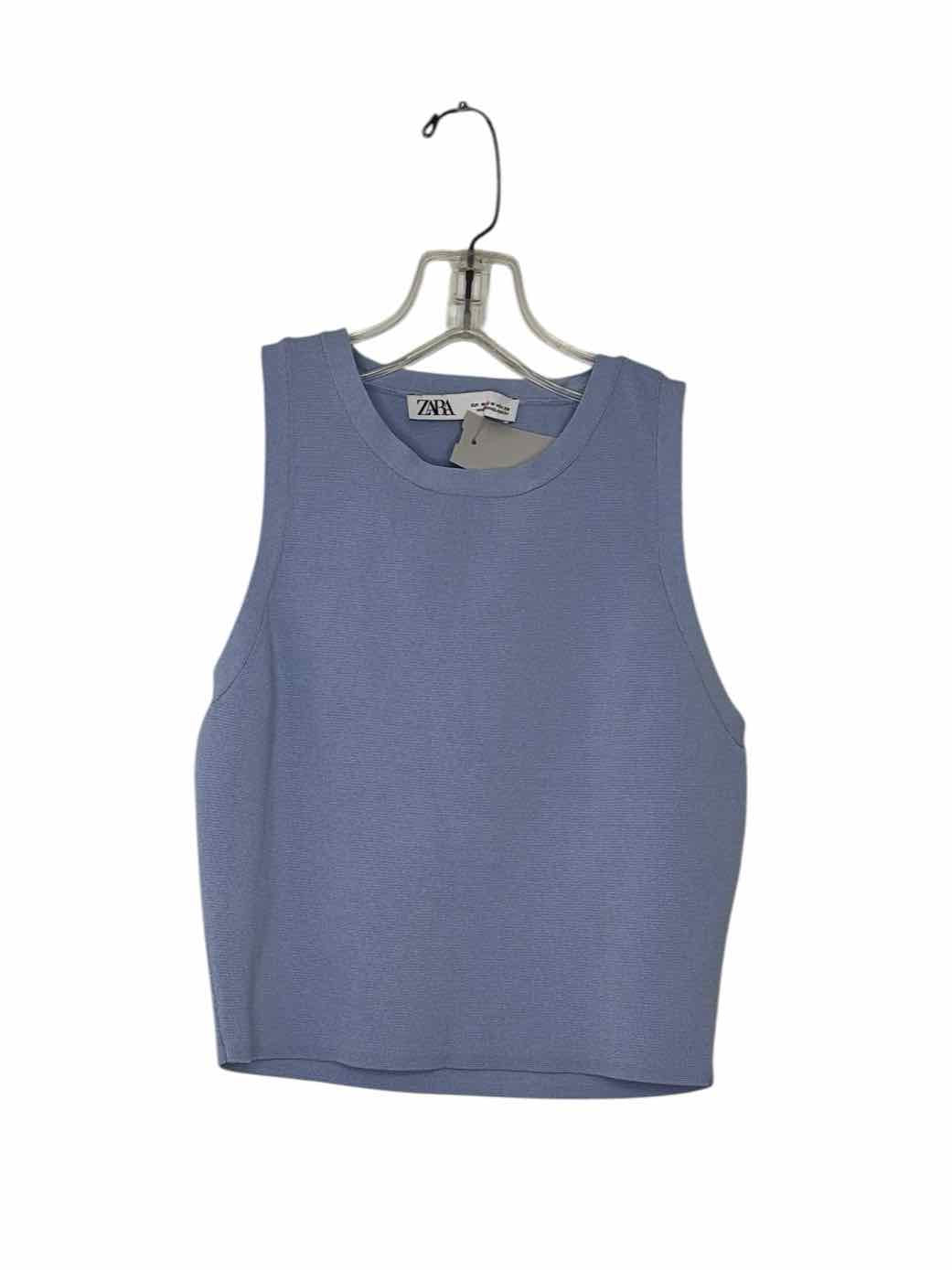 Zara Size Medium Lilac Pre-Owned Tank Top- Ladies