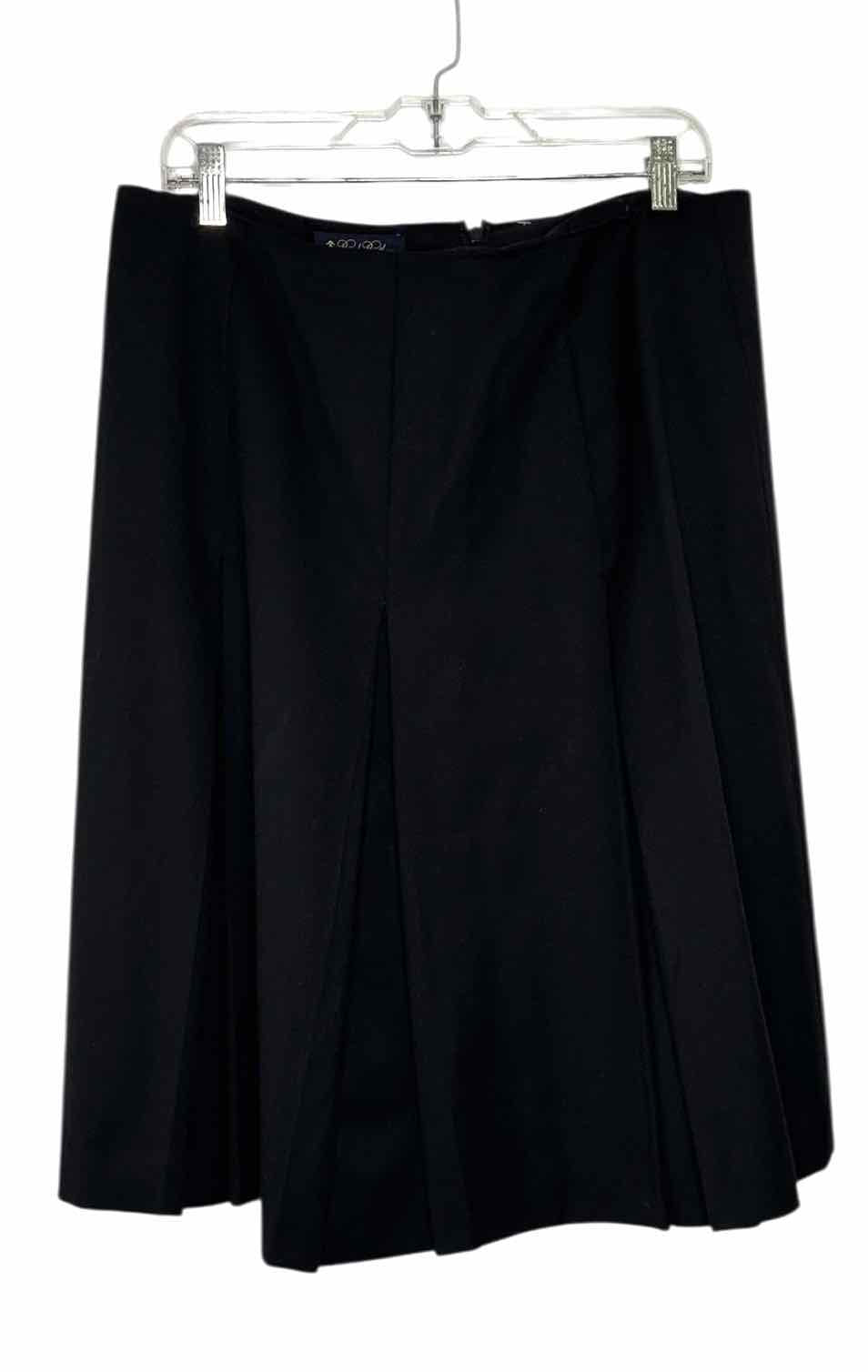 Brooks Brothers Size 14 Black Pre-Owned Skirt- Ladies