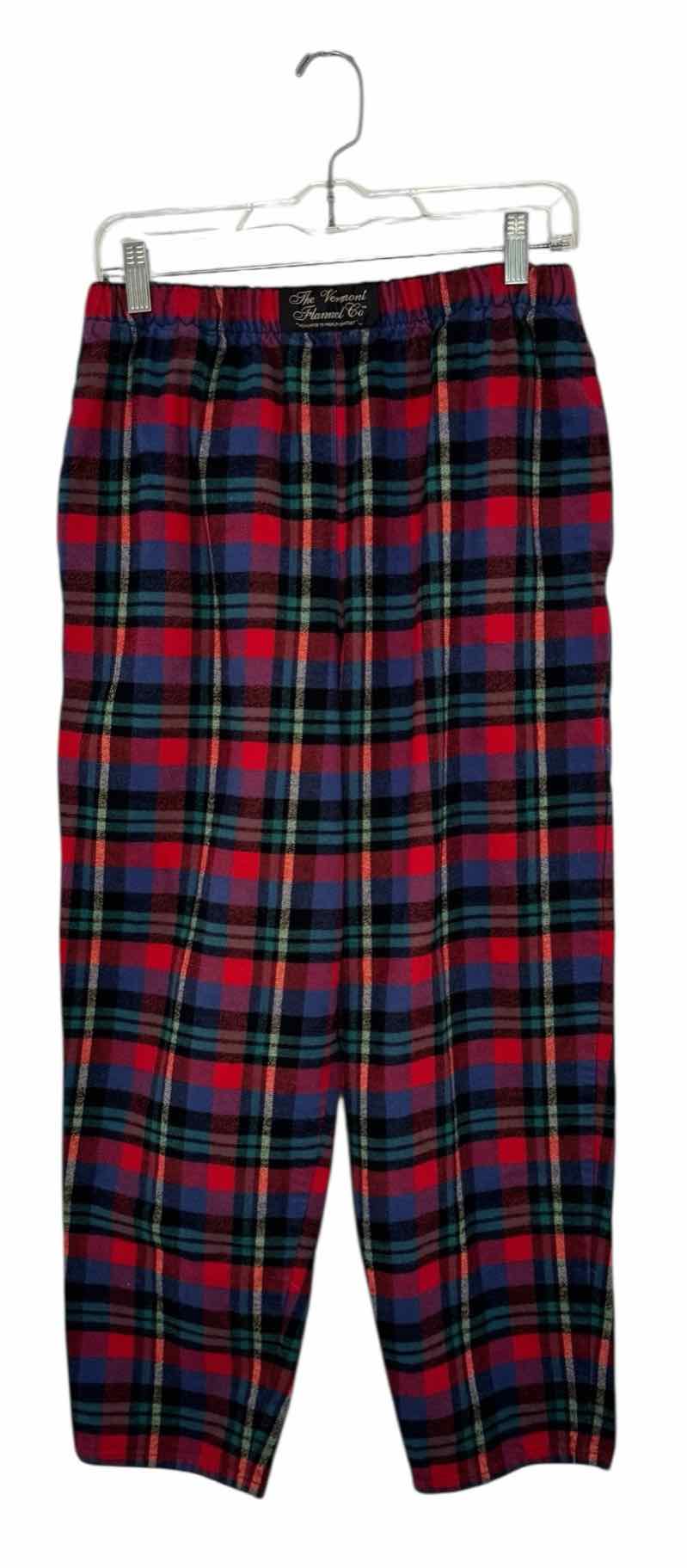 Vermont Flannel Co Size Small Red Plaid Pre-Owned Pajamas- Ladies