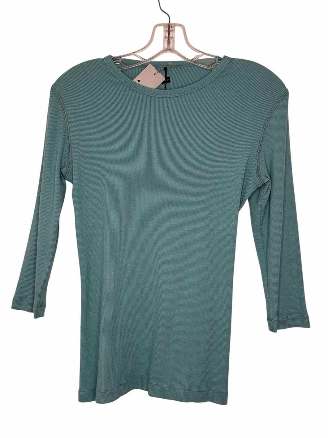 Size Medium Aqua Pre-Owned Top- Ladies