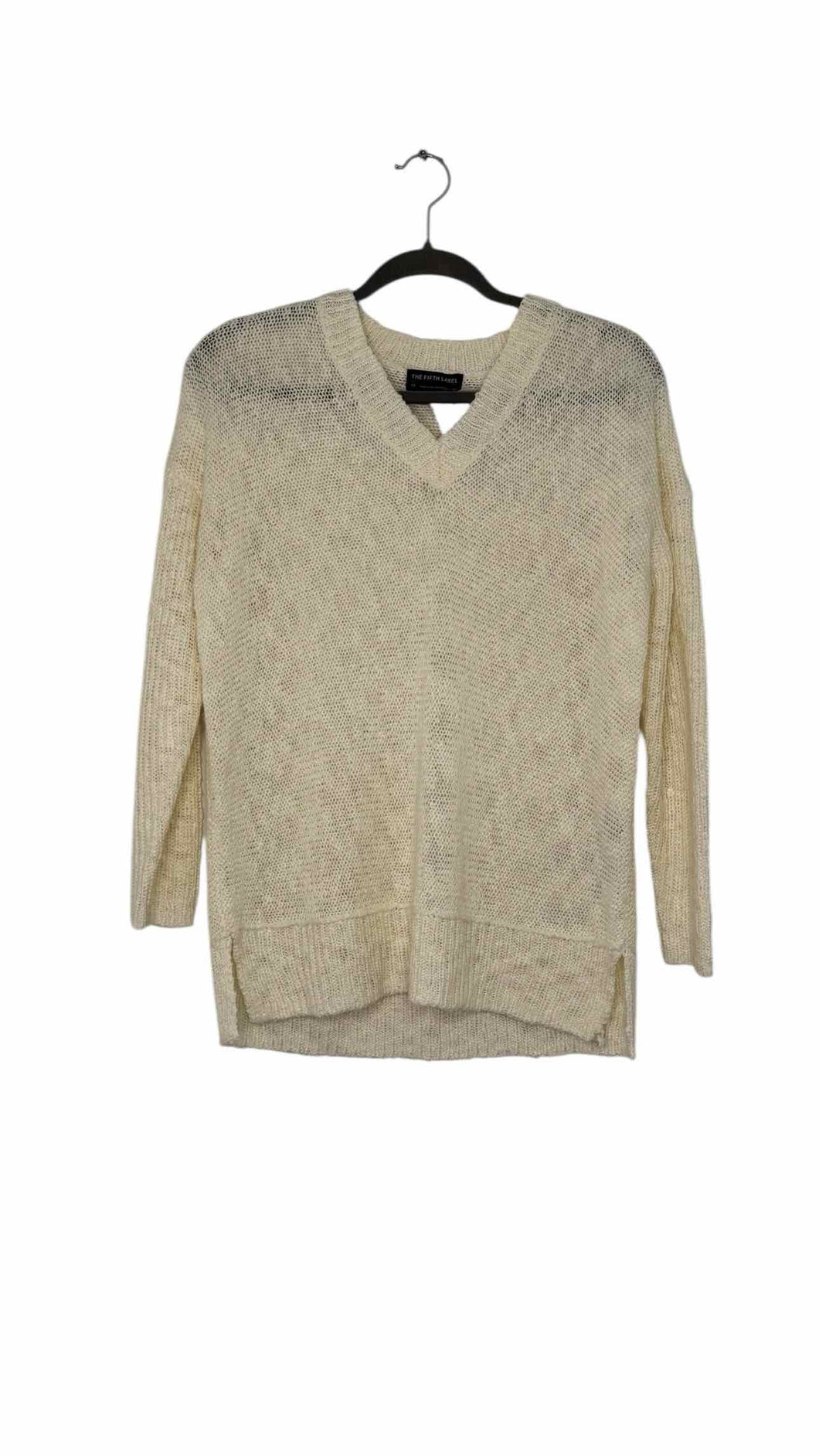 The Fifth Size X- Small Ivory Pre-Owned Sweater- Ladies