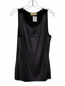 St John Size Large Black Pre-Owned Tank Top- Ladies