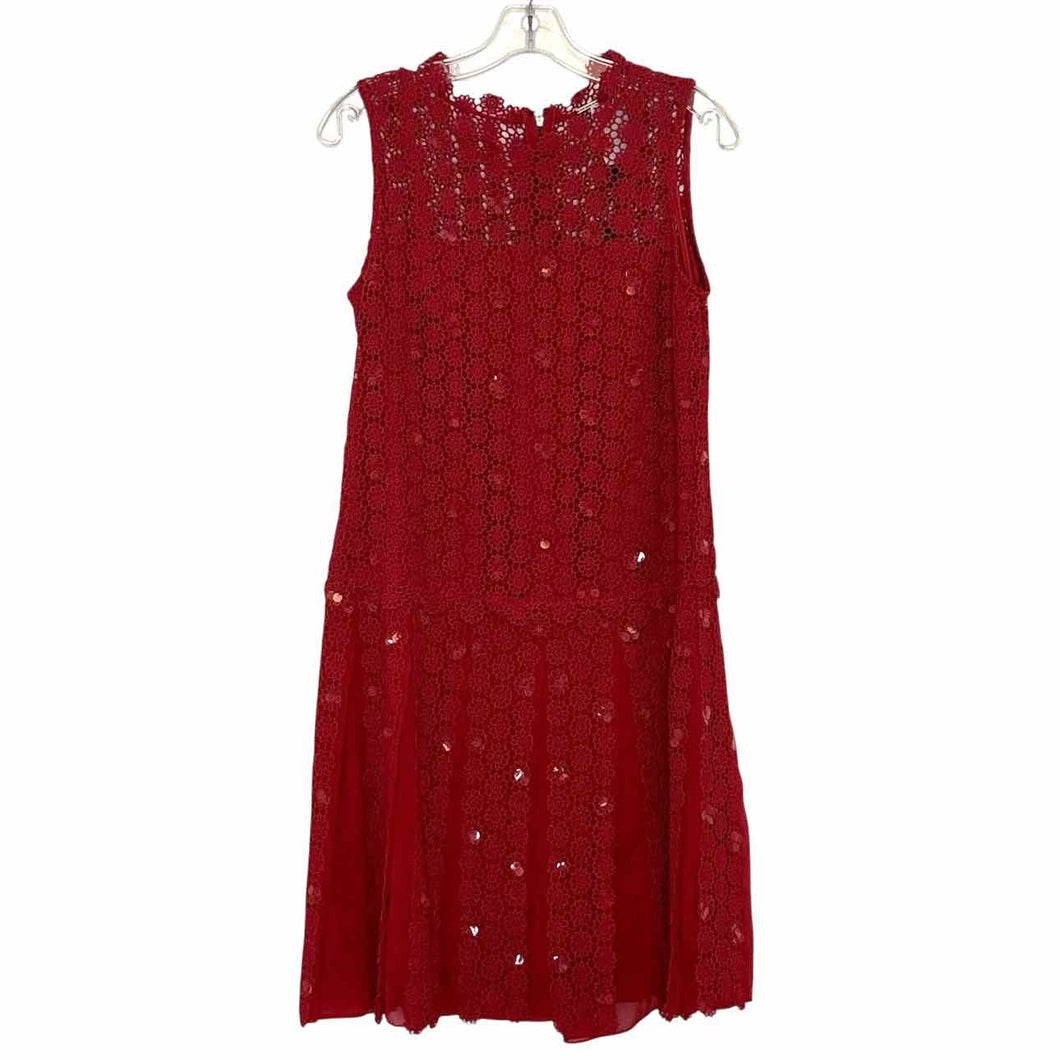 elie tahari dress Scallop Wrap Midi a bridal shower or an evening out Elie Tahari Midi Dress Size