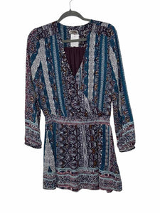 Chelsea 28 Size Small Blue Print Pre-Owned Dress- Ladies