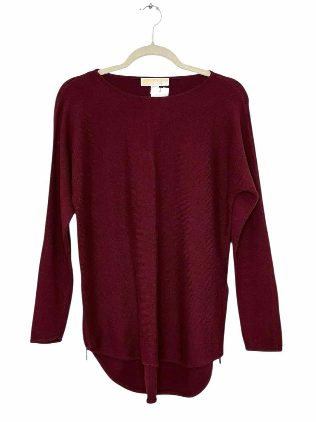 Michael Kors Size Small Burgundy Pre-Owned Sweater- Ladies