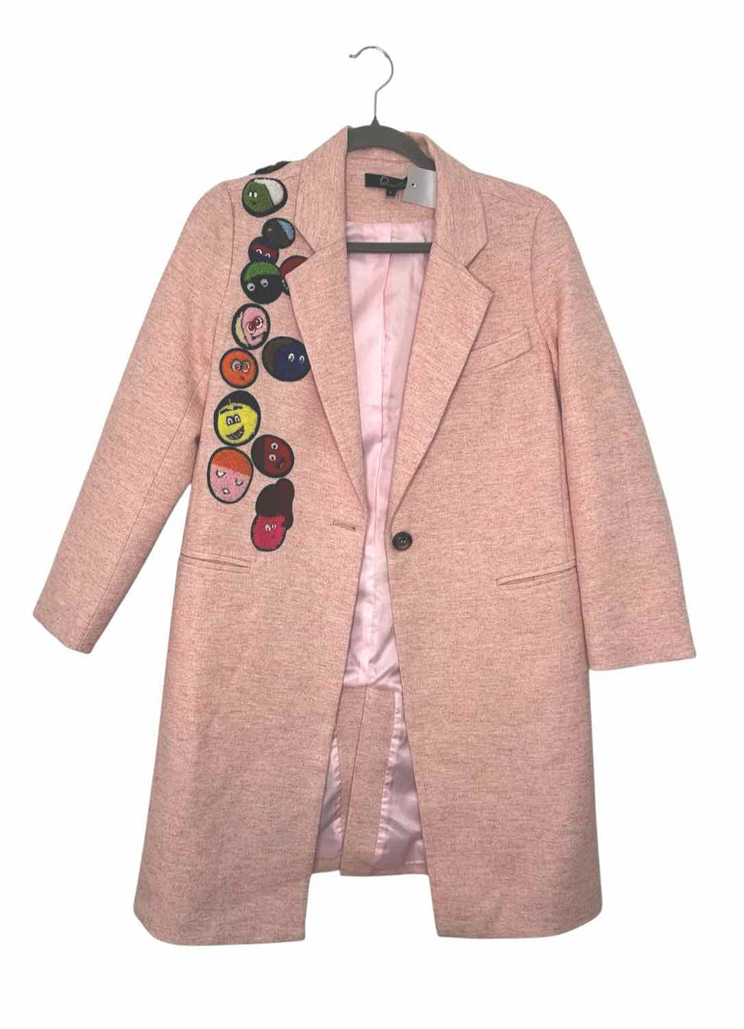 Size Large Baby Pink Pre-Owned Blazer/Indoor Jacket- Ladies