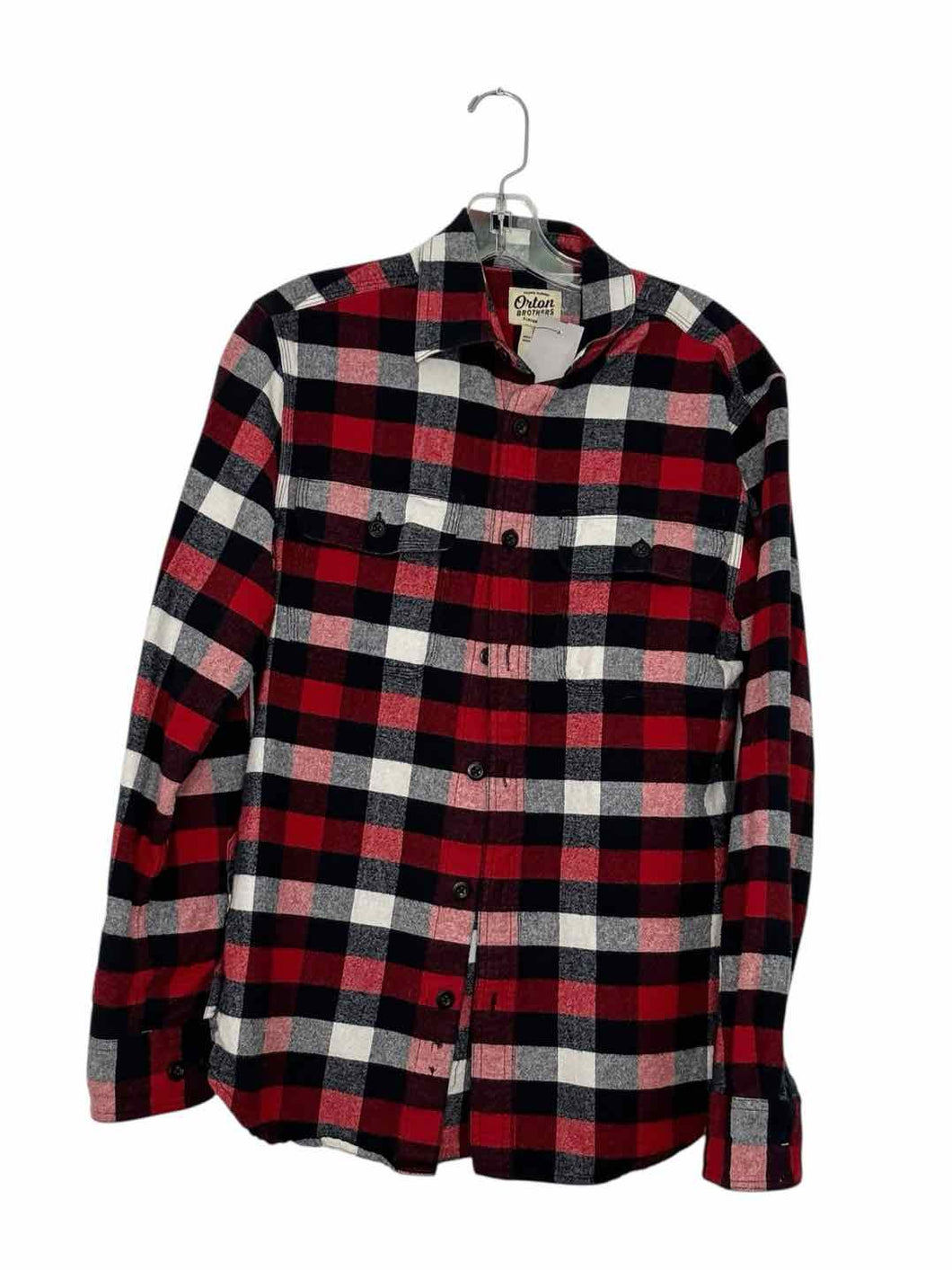 Vermont Ctry Store Size S Navy Plaid Pre-Owned Shirt- Mens